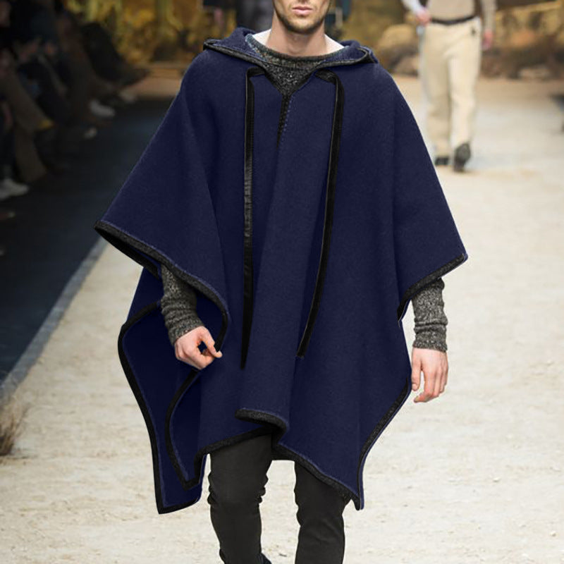 Herren Kapuzenponcho Atmungsaktives Material Eveloria