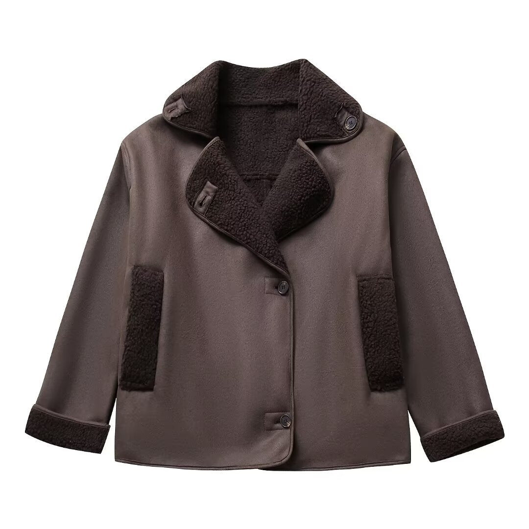 Damen Fleecejacke Kuscheliges Innenfutter Eveloria