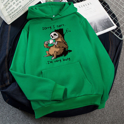 Damen Kapuzensweater Tiermotiv Weich