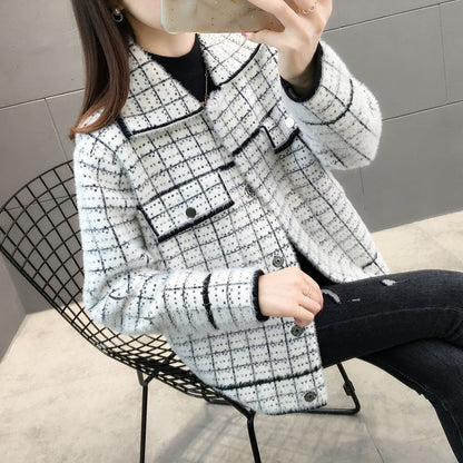Damen Jacke Modisch Komfortschnitt Eveloria