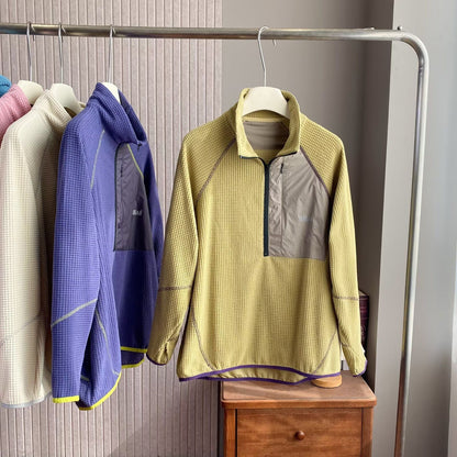 Damen Fleece-Pullover Kurzreißverschluss Eveloria