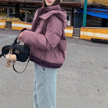 Damen Übergangsjacke Stehkragen Taschen Eveloria
