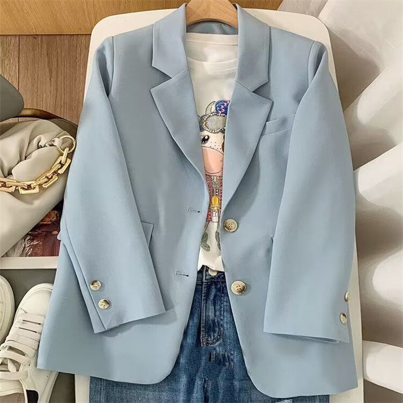 Damen Blazer Doppelter Knopfleiste Eveloria
