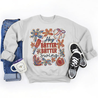 Damen Sweatshirt Baseball-Motiv Lässiger Schnitt Grau Eveloria