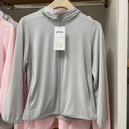 Damen Funktionale Kapuzenjacke Atmungsaktives Netz Eveloria