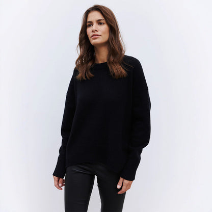 Damen Strickpullover Komfortabel Lässig Eveloria