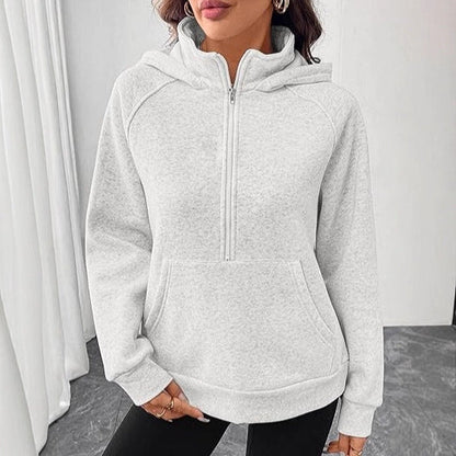 Damen Hoodie Kordelzug Sportlich Eveloria - Eveloria