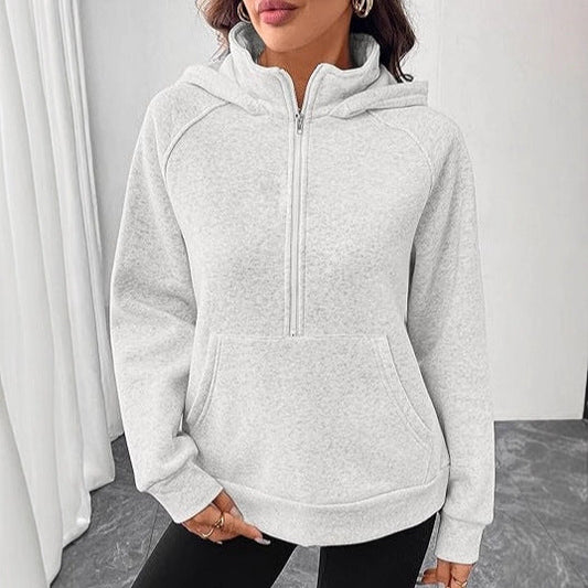 Damen Hoodie Kordelzug Sportlich Eveloria - Eveloria