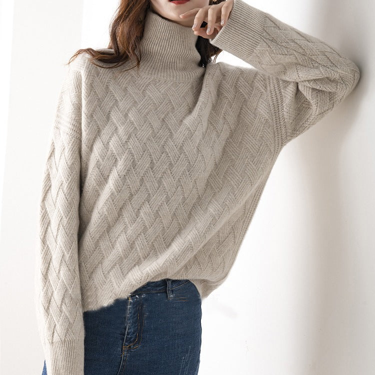 Damen Rollkragenpullover Frühjahr