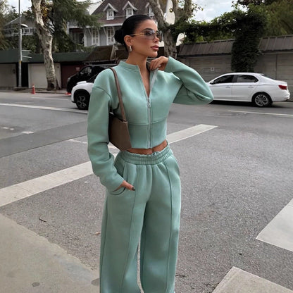 Damen Zweiteiler Ensemble Hochwertiges Material Bequem