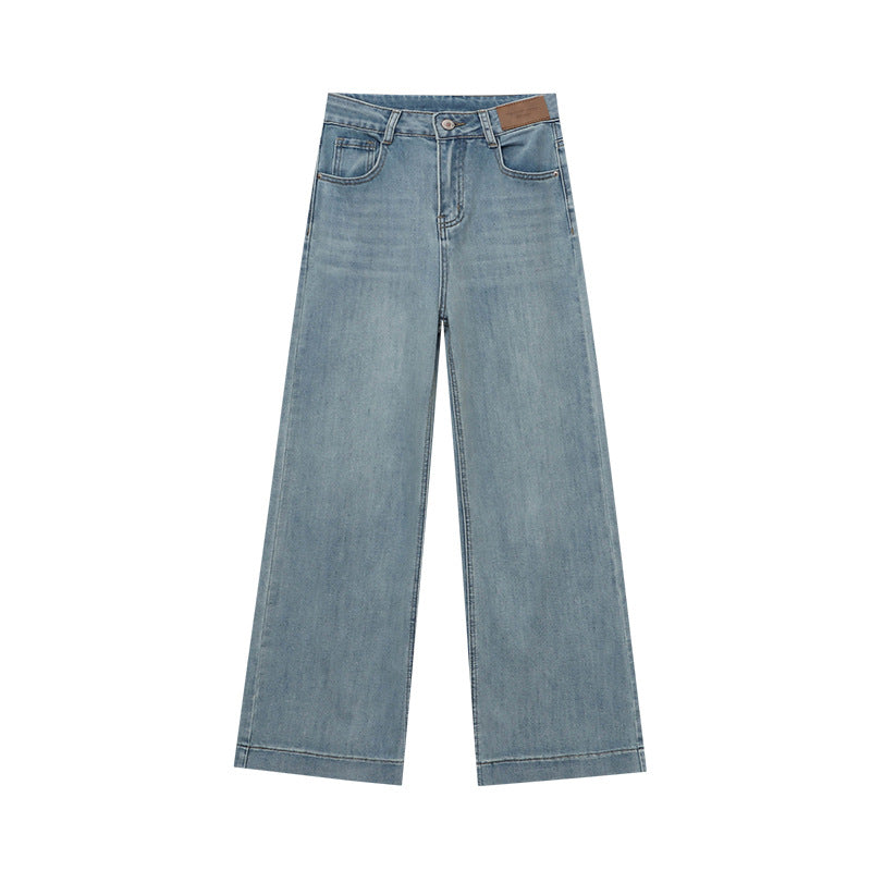 Damen Highwaist Schlagjeans Vintage-Stil Eveloria