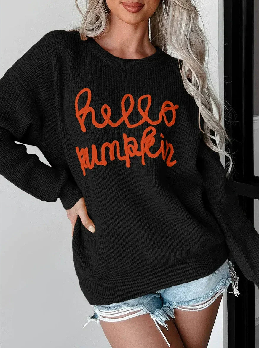 Eveloria Damen Sweatshirt Relaxed Fit Wollmischung Ribbeldetail Grau
