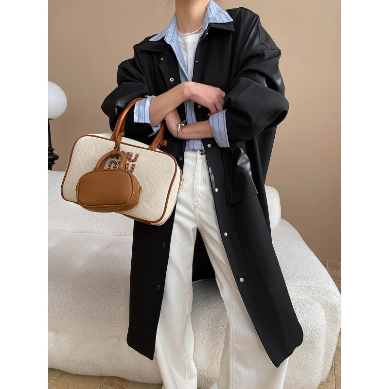 Damen Oversized-Jacke Modischer Schnitt Eveloria - Eveloria
