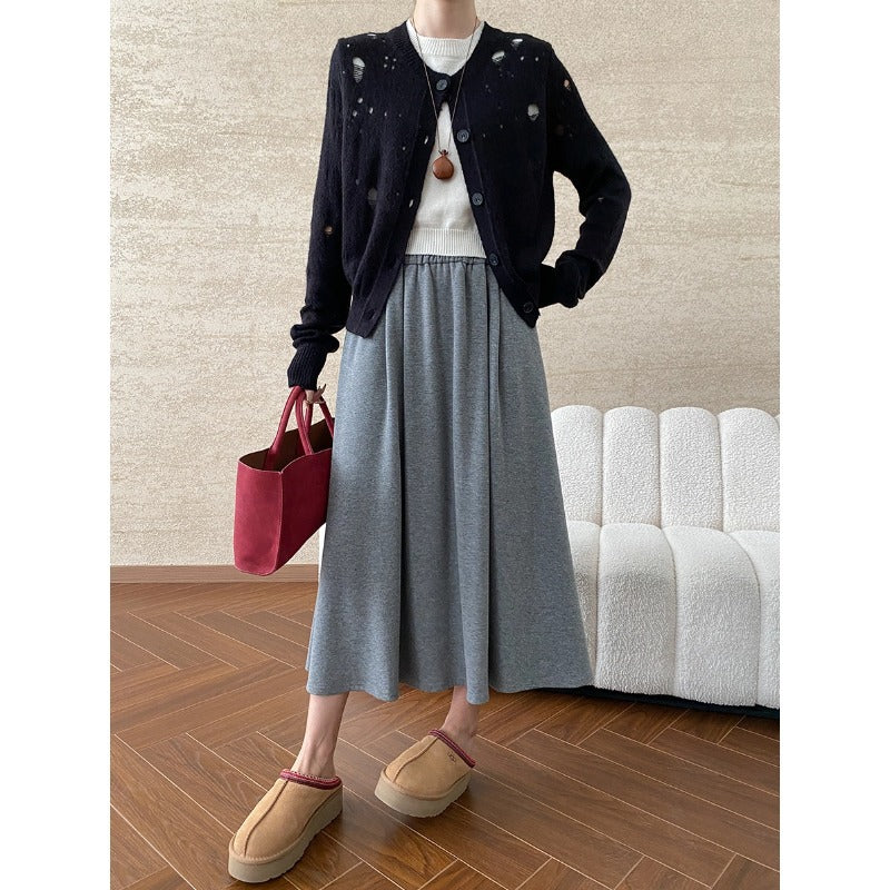 Damen Strickjacke Lässig Modisch Eveloria