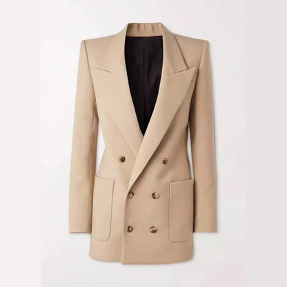Damen Blazer Doppelt abgestimmt Eveloria