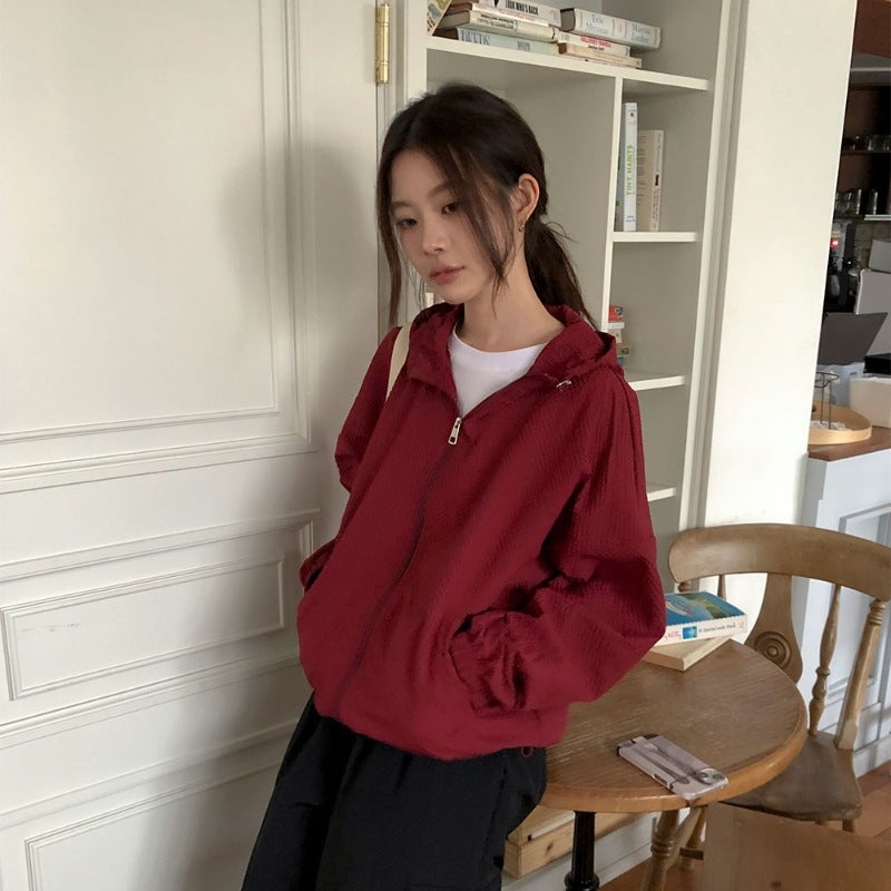 Damen Outdoorjacke Leicht Verstellbarer Kordelzug Eveloria