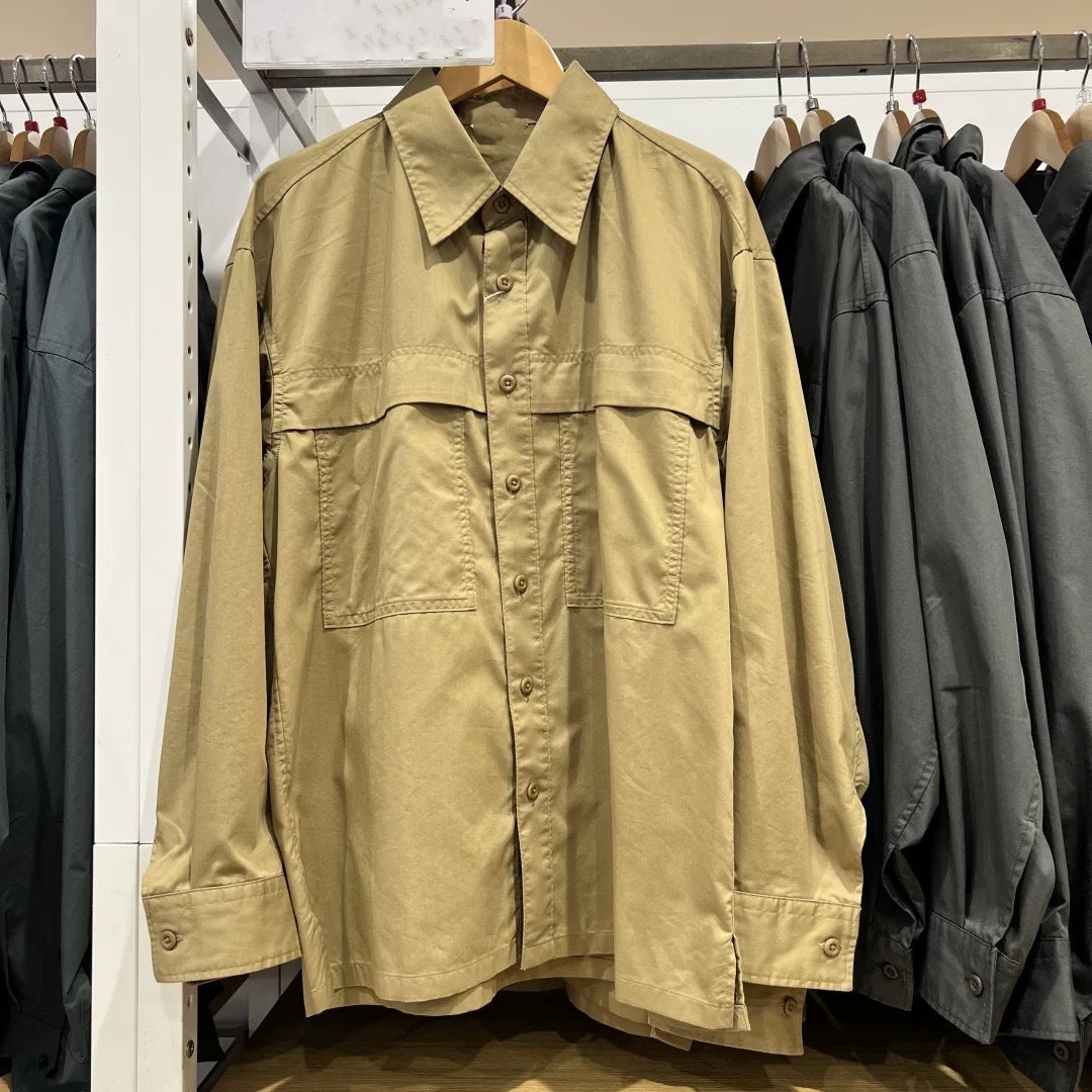 Damen Overshirt Lässig Mehrere Taschen Eveloria