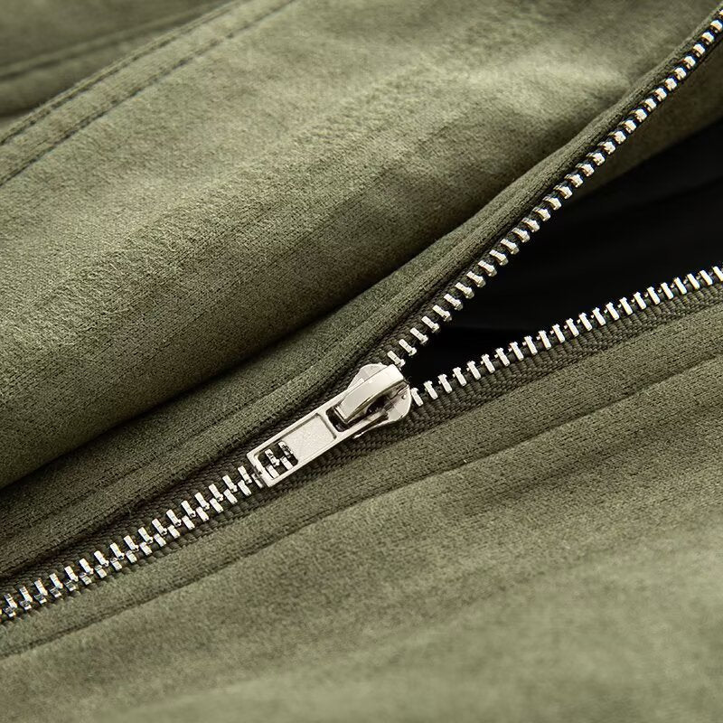 Eveloria Damen Übergangsjacke Praktische Taschen Elegant