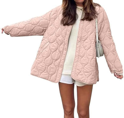 Damen Übergangsjacke Gesteppt Moderner Schnitt Eveloria