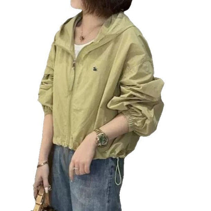 Damen Windbreaker-Jacke Leicht Atmungsaktiv Eveloria