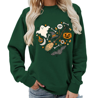 Damen Halloween Sweatshirt Eveloria Kreatives Motiv