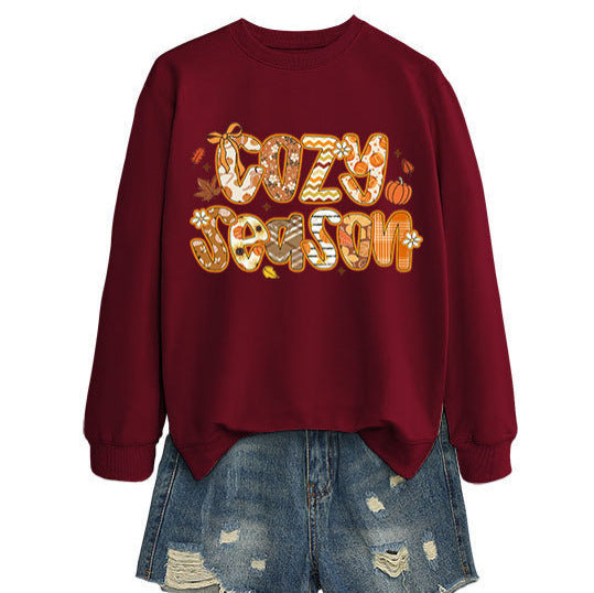 Damen Sweatshirt Herbstdesign Lässiger Schnitt Eveloria