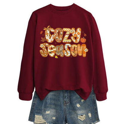 Damen Sweatshirt Herbstdesign Lässiger Schnitt Eveloria
