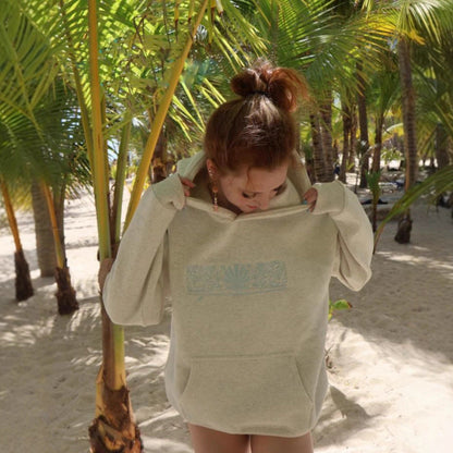 Damen Oversized Kapuzenpullover mit Grafik Bequem Eveloria