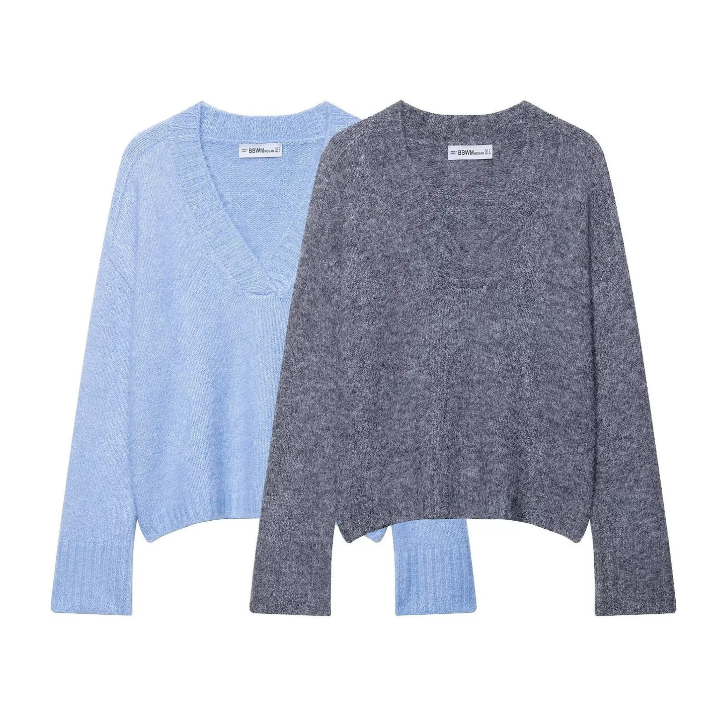 Damen Pullover V-Ausschnitt Eveloria - Eveloria