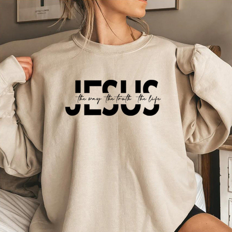 Damen Sweatshirt mit Spruch Hochwertiger Stoff Beige - Eveloria