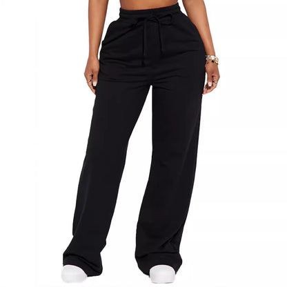 Damen Sweatpants Weite Passform Elastischer Bund Eveloria