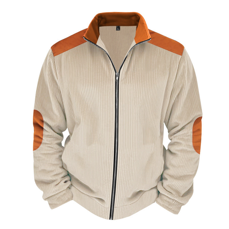 Eveloria Damen Steppjacke Ripptextur Kontrastdetails