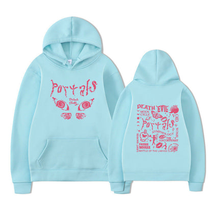Damen Kapuzenpullover Bequem Kreatives Motiv Eveloria