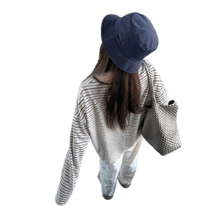 Damen Langarmshirt Feinestreifen Eva