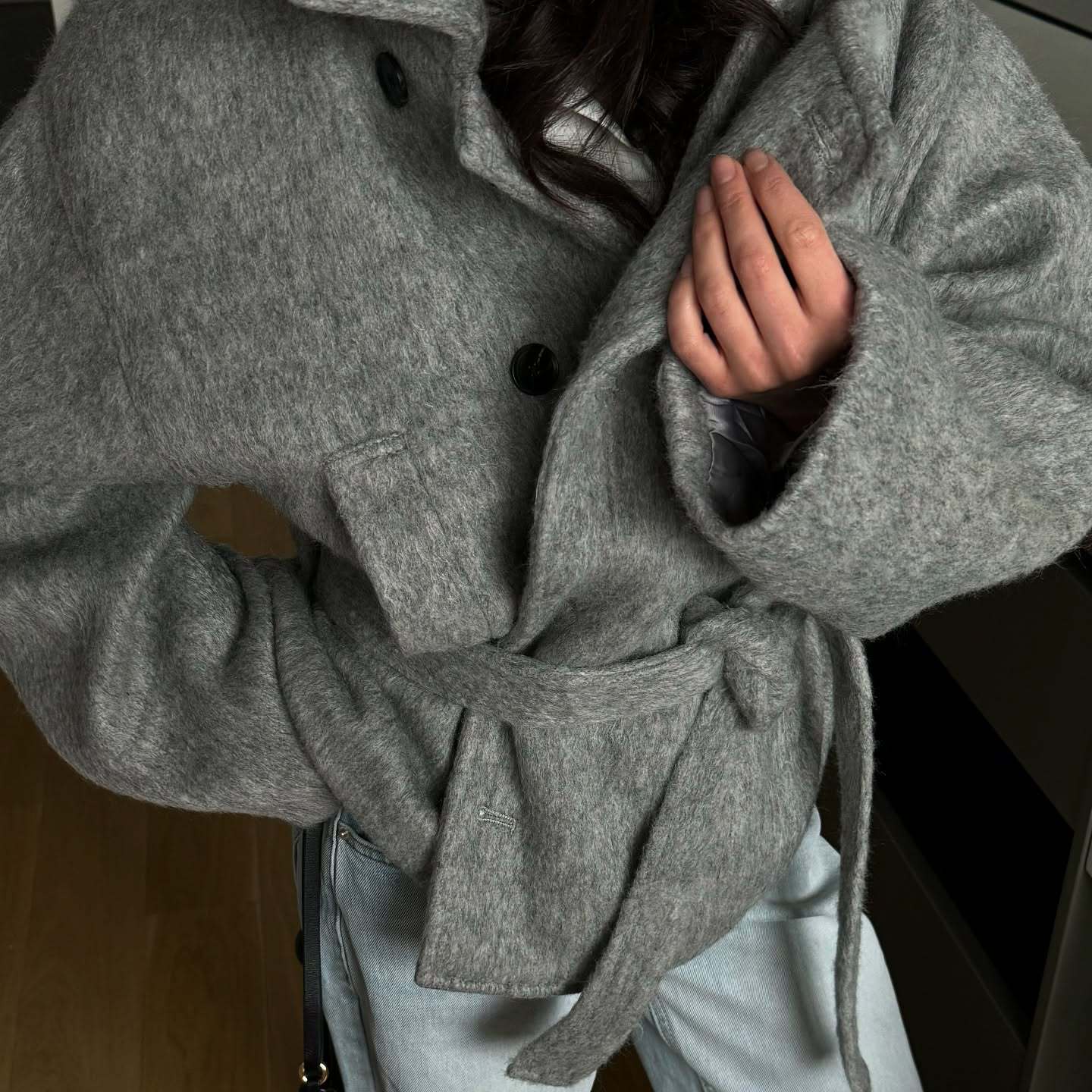 Damen Wickeljacke Warm Eveloria