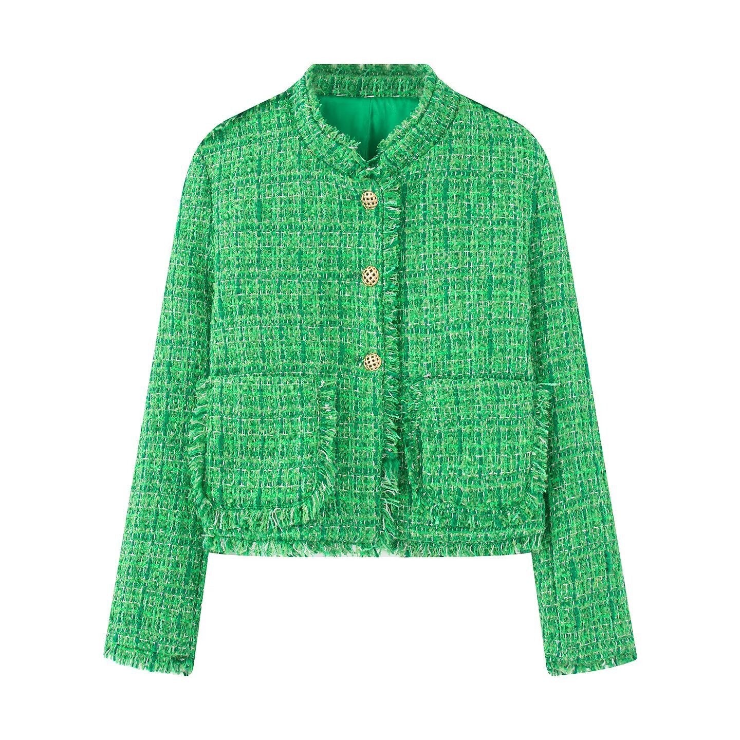 Damen Tweedjacke Schnittig Eveloria