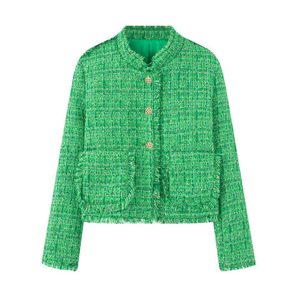 Damen Tweedjacke Schnittig Eveloria