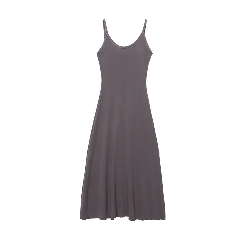 Damen Maxikleid mit Trägern Figurschmeichelnd Eveloria