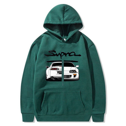 Damen Kapuzenpullover mit Kängurutaschen und einzigartigem Design
