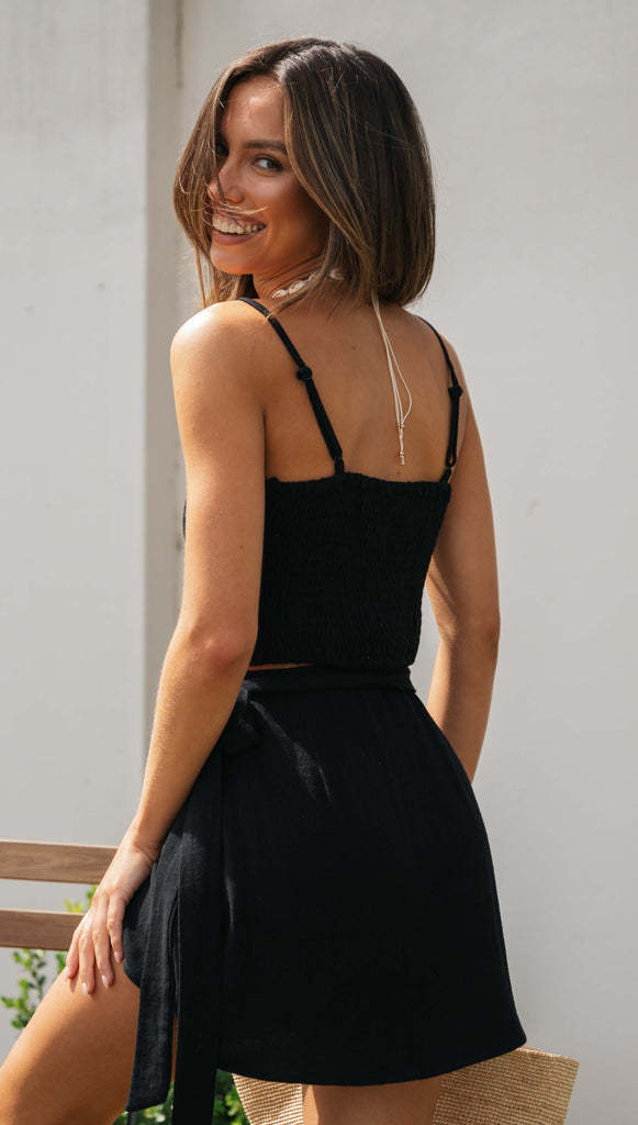 Damen Kleid Set Lässiger Schnitt Bindegürtel Eveloria