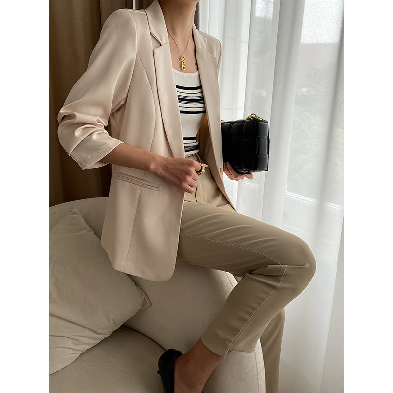 Damen Blazer Elegant Feine Qualität Eveloria