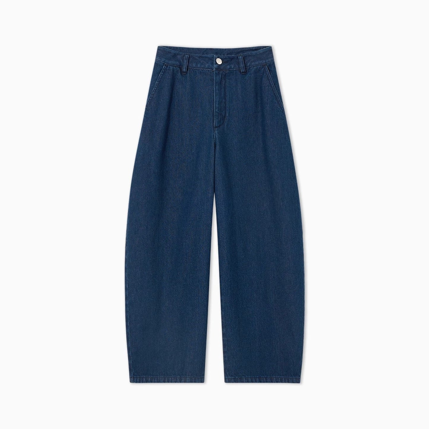Damen Weite Jeans Hochbund Eveloria