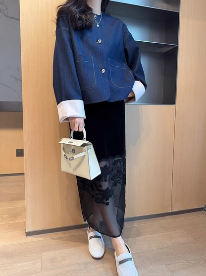 Damen Kurzblazer Eveloria Elegantes Design