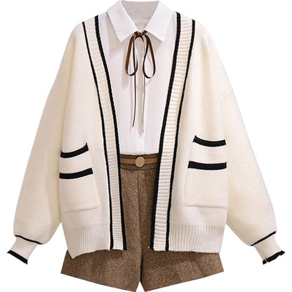 Damen Cardigan Lässig Eveloria