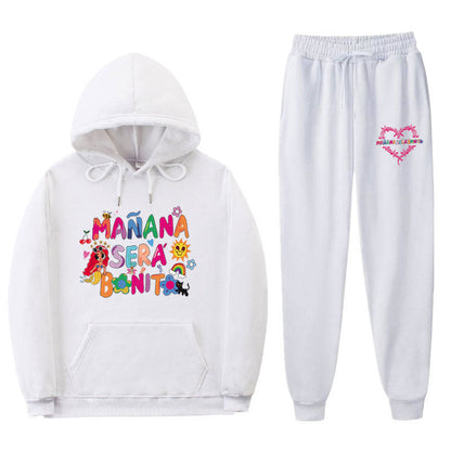 Damen Sweatshirt Jogginghose Set Bunt Eveloria