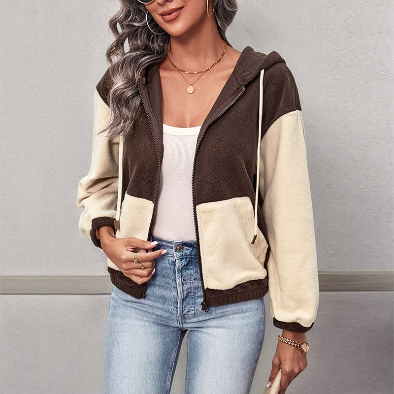 Damen Fleecejacke Kuschelig Eveloria