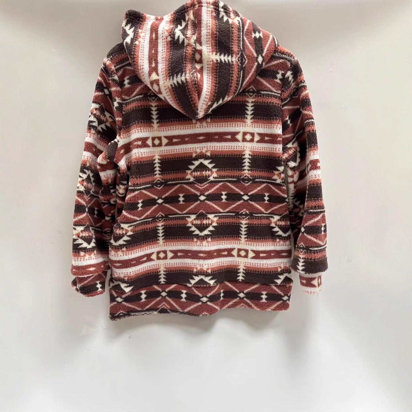 Damen Fleecejacke Ethnomuster Reißverschluss Eveloria