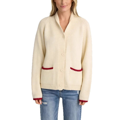 Damen Strickjacke Krabbenmuster Eveloria