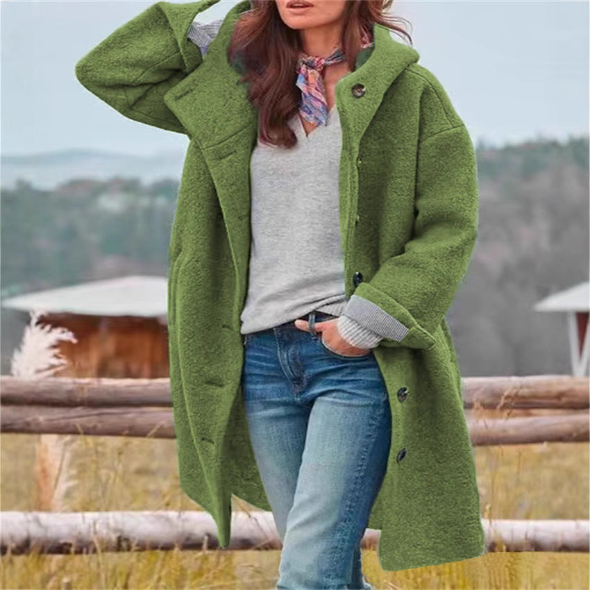 Damen Oversized Freizeitmantel Modischer Schnitt Eveloria