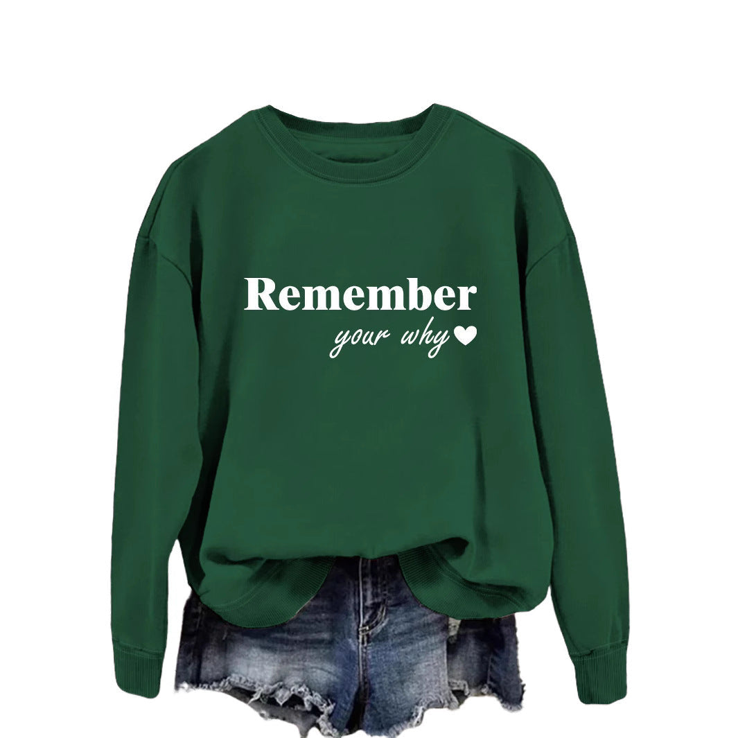Damen Sweatshirt Lässig Motiv-Aufdruck Grau Eveloria